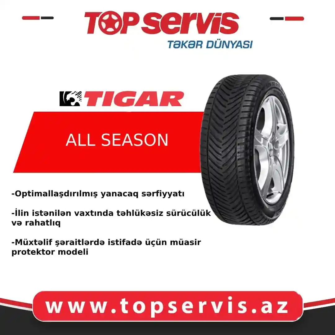 Topservis sizlərə "TIGAR" brendinin SUV SUMMER, "CORDIANT" brendinin BUSINESS modelini təklif edir.
Şirkətimiz müştərilərinə təkərləri kreditlə və ya hissə-hissə almaq üçün unikal imkan təklif edir. Topservis-dən ehtiyacınız olan təkərləri əldə etməyə tələsin.
📌Tam kart və Birkartla Topservis-dən ehtiyacınız olan təkəri əldə etməyə tələsin.
Bizimlə əlaqə:
📲 (+99455) 333-11-53
📲 (+99455) 333-07-07