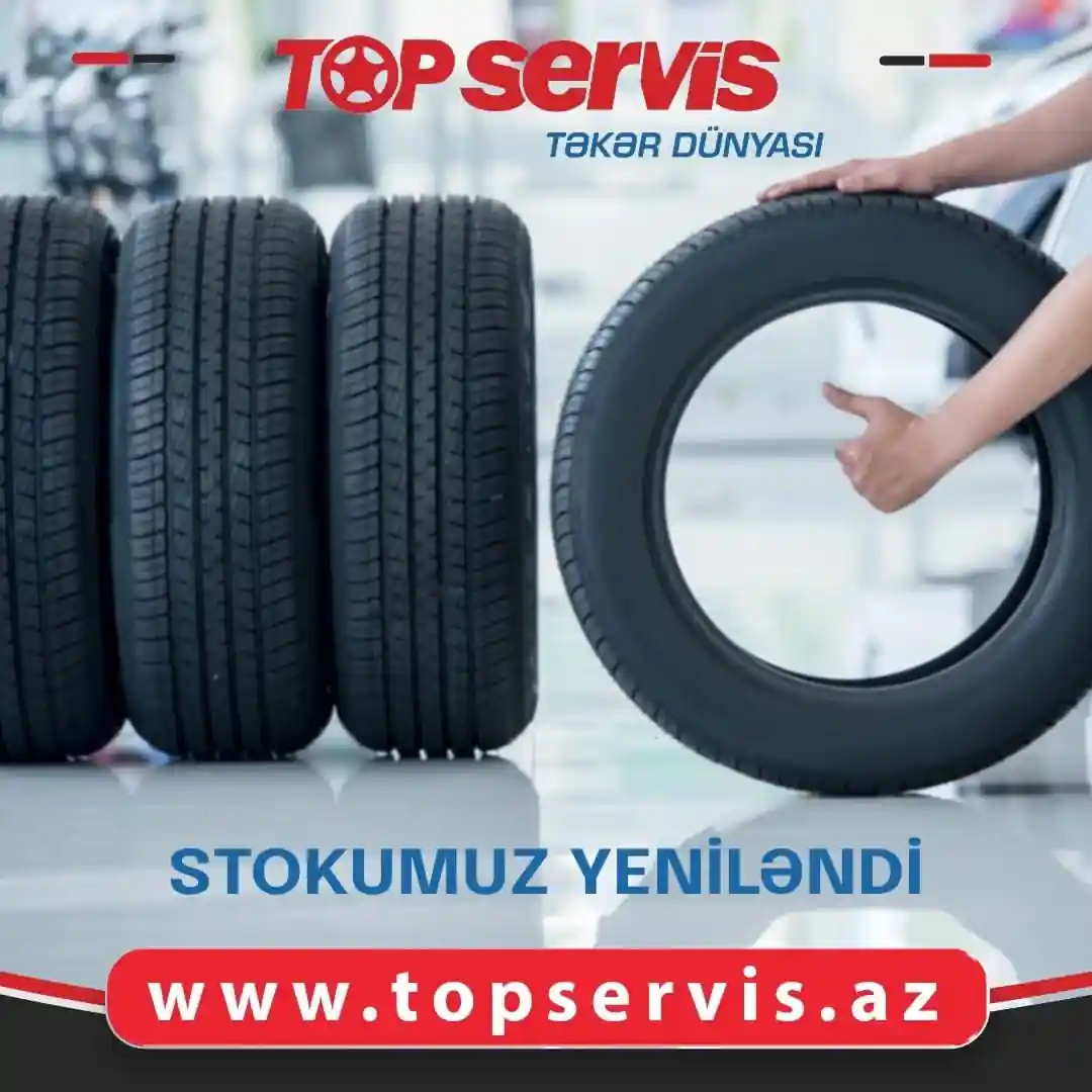 Topservis-də stok yeniləndi! Yeni təkərləri əldə etməyə tələsin.
Şirkətimiz müştərilərinə təkərləri kreditlə və ya hissə-hissə almaq üçün unikal imkan təklif edir. Topservis-dən ehtiyacınız olan təkərləri əldə etməyə tələsin.
📌Tam kart və Birkartla Topservis-dən ehtiyacınız olan təkəri əldə etməyə tələsin.
Bizimlə əlaqə:
📲 (+99455) 333-11-53
📲 (+99455) 333-07-07
🌐 https://topservis.az/