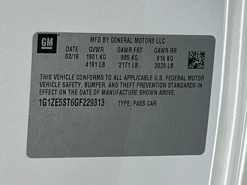 Chevrolet Malibu, 1.5 L, 2016 год, 107 000 km, Баку - Цена: 23 900 ₼ - Tunel.az