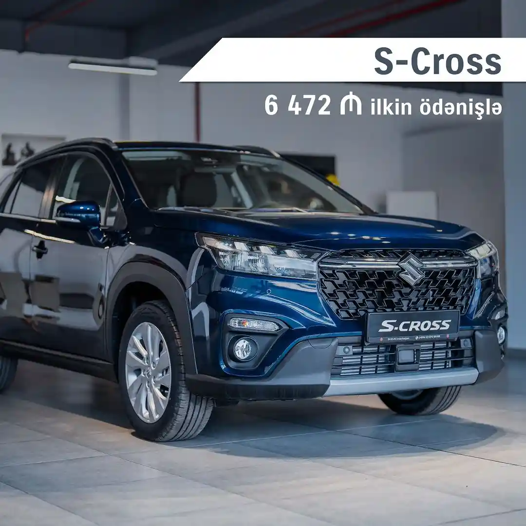 Yeni S-Cross ilə səfərləriniz daha rahat və maraqlı olacaq!
✔️”Apple CarPlay” və “Android Auto” dəstəkli multimedia sistemi📲🎵
✔️ALLGRIP Select 4x4 sürüş texnologiyası 🛣️🚘
Satış şərtləri və model haqqında ətraflı məlumat üçün bizimlə indi əlaqə saxlayın.
📞 (+994) 12 570 89 89
📍 Babək pr., 61C
#SuzukiAzerbaijan #SuzukiCar #SuzukiSCross #YaxsikiSuzuki