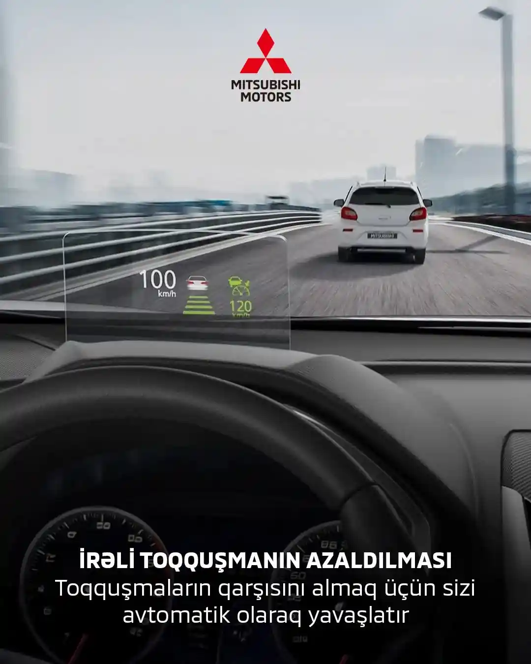 Təhlükəsizlik və komfort axtarışındasınız?
Eclipse Cross-un zolaqdan çıxış xəbərdarlığı, kor nöqtələrə nəzarət və irəli toqquşmanın azaldılması kimi qabaqcıl xüsusiyyətləri ilə sürüş təcrübəniz həm təhlükəsiz, həm də rahat olacaq.
Sınaq sürüşünə yazılın və əsl yapon mühəndisliyi nümunəsi olan Eclipse Cross-u kəşf edin.
📞*5665
☎️ +994 (012) 349 00 06
📍 Bakı-Sumqayıt şosesi, 6-cı km
📍Babek pr. 2224, Baku Avto Mall