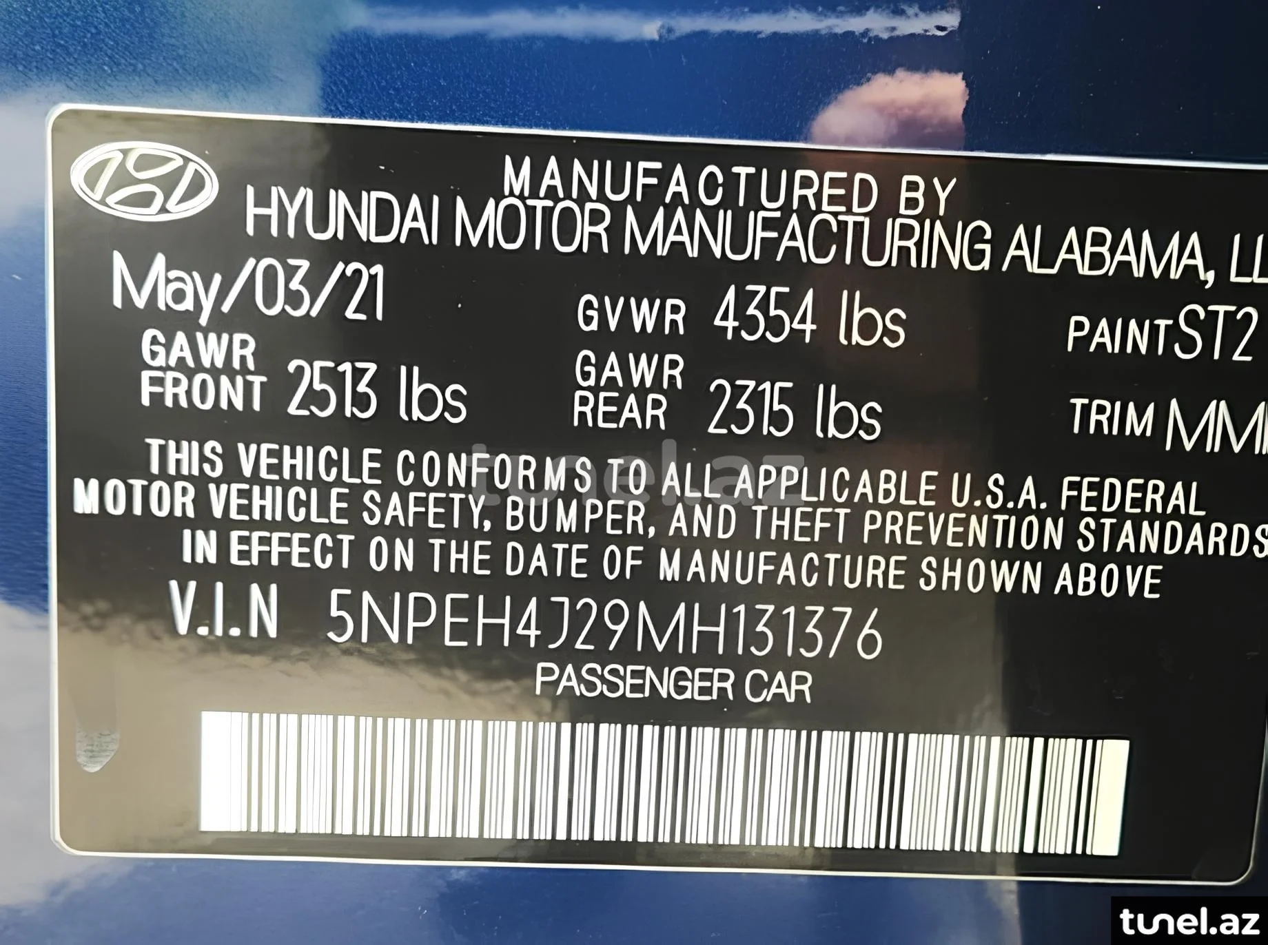 Hyundai Sonata 2021