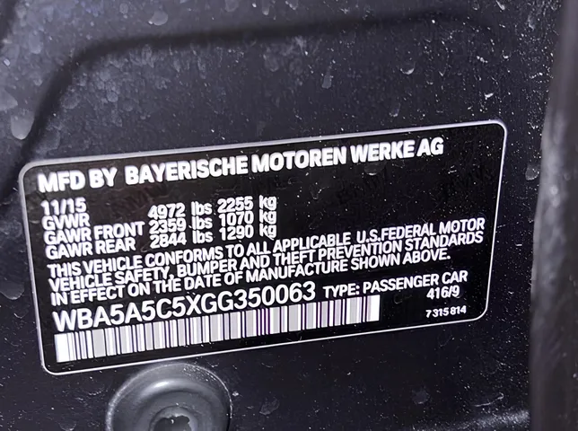 BMW 528, 2.0 L, 2015 год, 172 933 km, Баку - Цена: 31 500 ₼ - Tunel.az