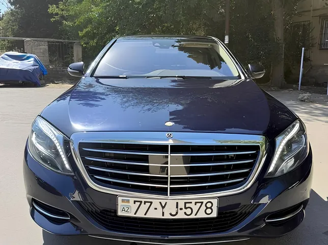 Mercedes S 550 e, 3.0 L, 2016 год, 152 000 km, Баку - Цена: 52 000 ₼ - Tunel.az