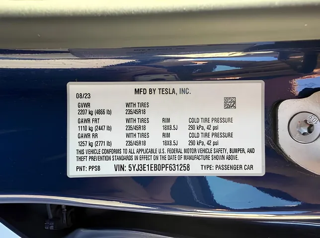 Tesla Model 3, 2.3 L, 2023 year, 43 000 km, Baku - Price: 38 000 ₼ - Tunel.az