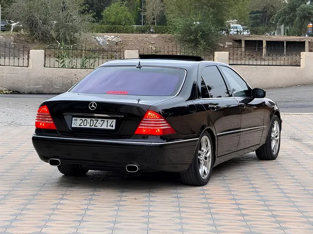 Mercedes S 500, 5.0 L, 2001 год, 220 000 km, Гянджа - Цена: 10 800 ₼ - Tunel.az