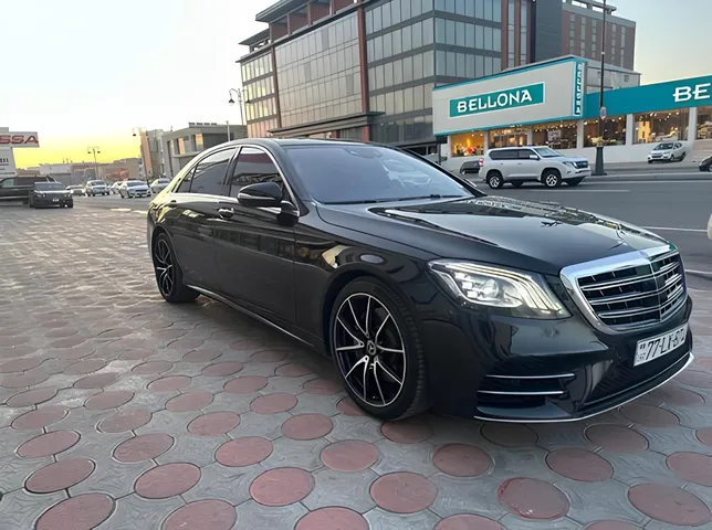 Mercedes S 500, 4.7 L, 2014 год, 180 000 km, Баку - Цена: 60 000 ₼ - Tunel.az